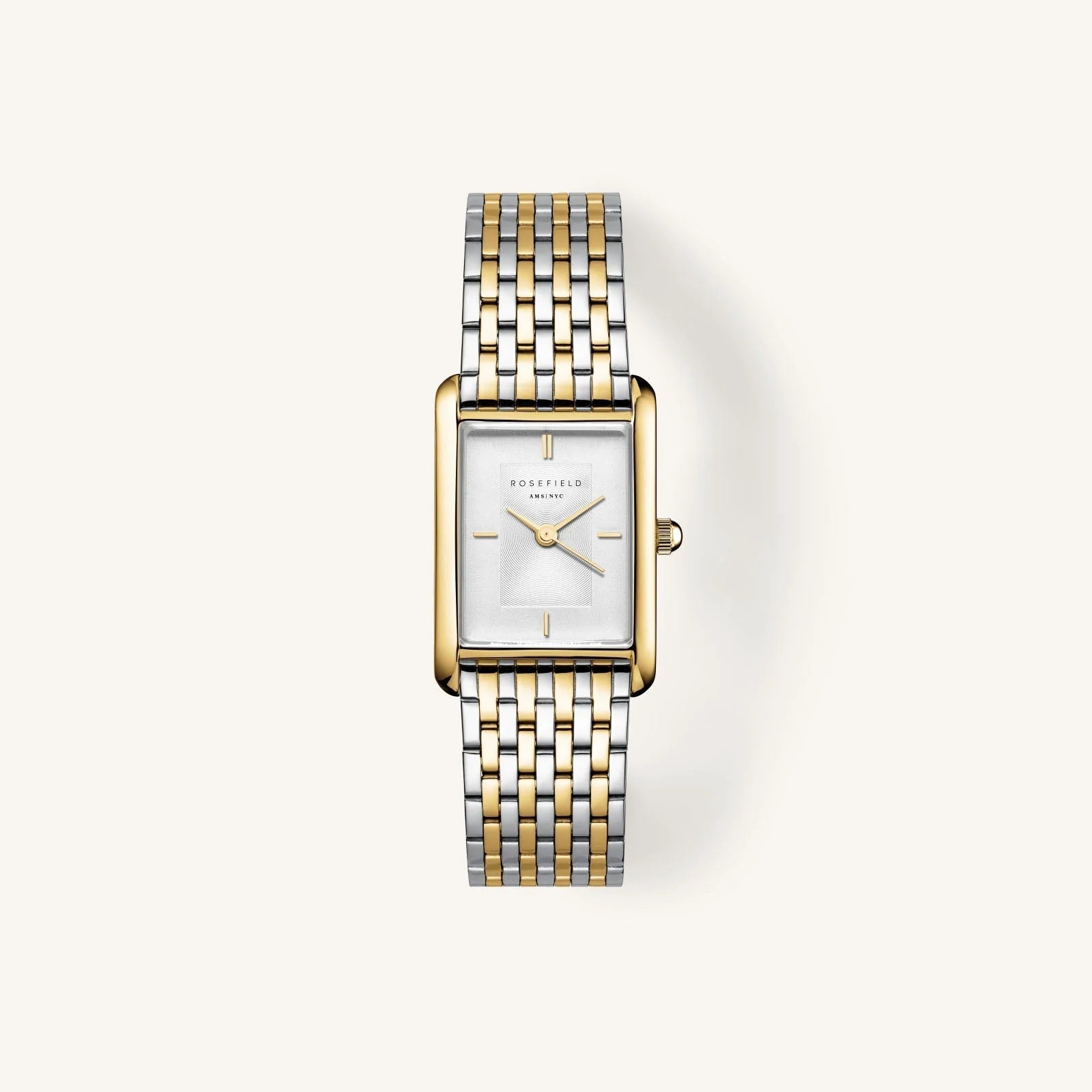 Montre Rosefield Heirloom Cadran Blanc Acier Duotone H03