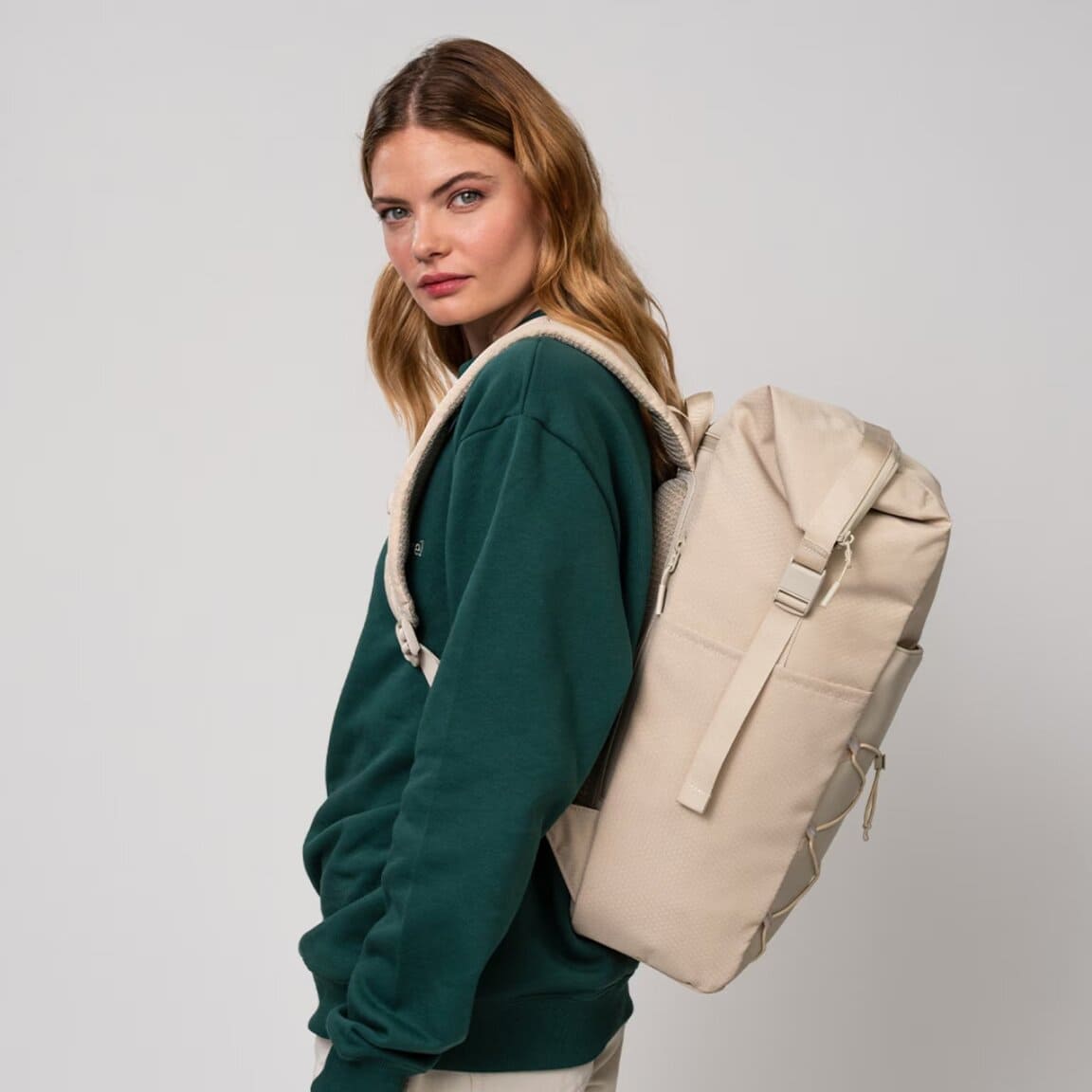 Sac à dos Rolltop Kapten & Son Yoho Sandstone - PRECIOVS