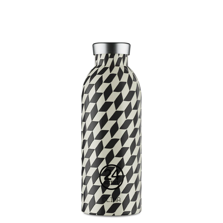 Bouteille réutilisable 24Bottles Clima Bottle Groovy White 500ml - PRECIOVS