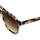 Lunettes de Soleil Kapten & Son Zurich Oversize Crystal Tortoise Brown - PRECIOVS