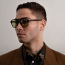 Lunettes de Soleil Kapten & Son Zurich Oversize Dark Tortoise Green - PRECIOVS