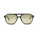 Lunettes de Soleil Kapten & Son Zurich Oversize Dark Tortoise Green - PRECIOVS