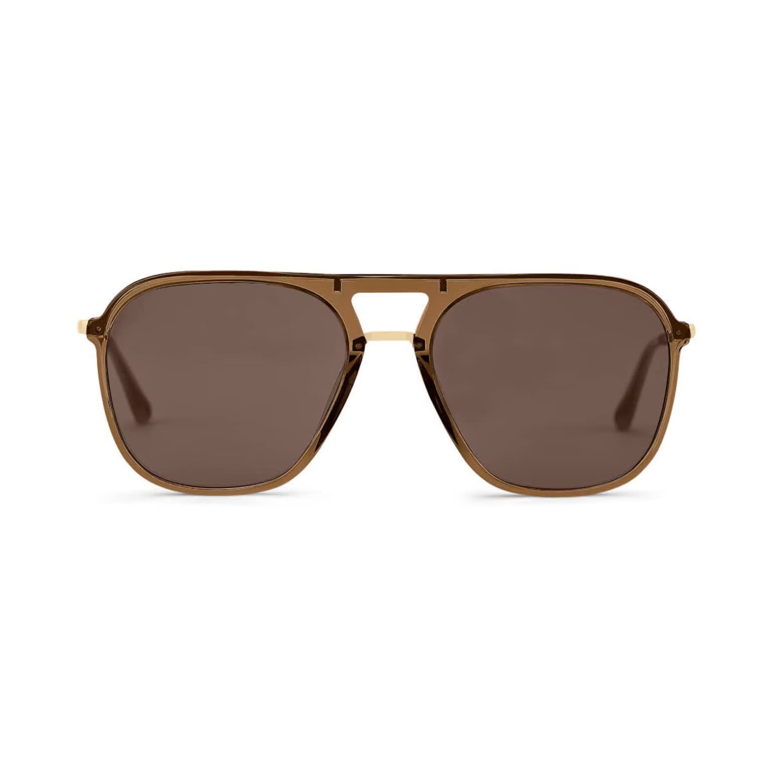 Lunettes de Soleil Kapten & Son Zurich Transparent Caramel Brown - PRECIOVS