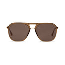 Lunettes de Soleil Kapten & Son Zurich Transparent Caramel Brown - PRECIOVS