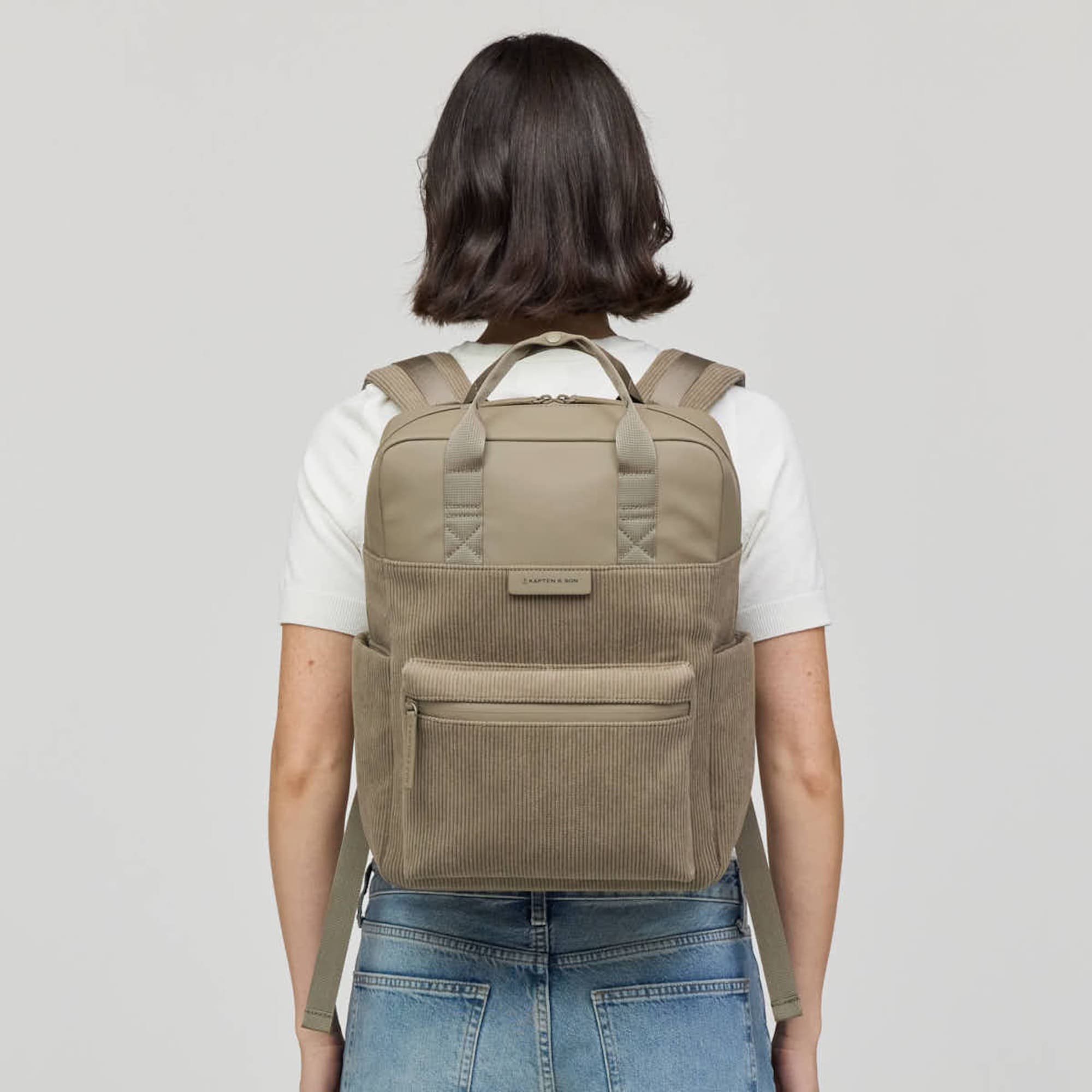 Sac à dos Kapten & Son Bergen Pro Cord Dusty Khaki édition limitée