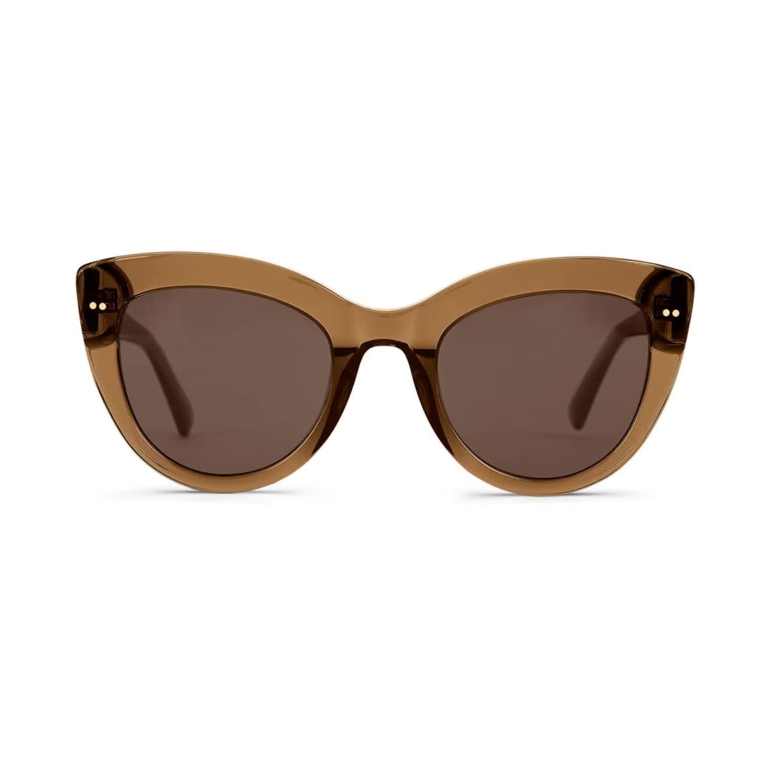 Lunettes de Soleil Kapten & Son Sofia Transparent Caramel Brown - PRECIOVS