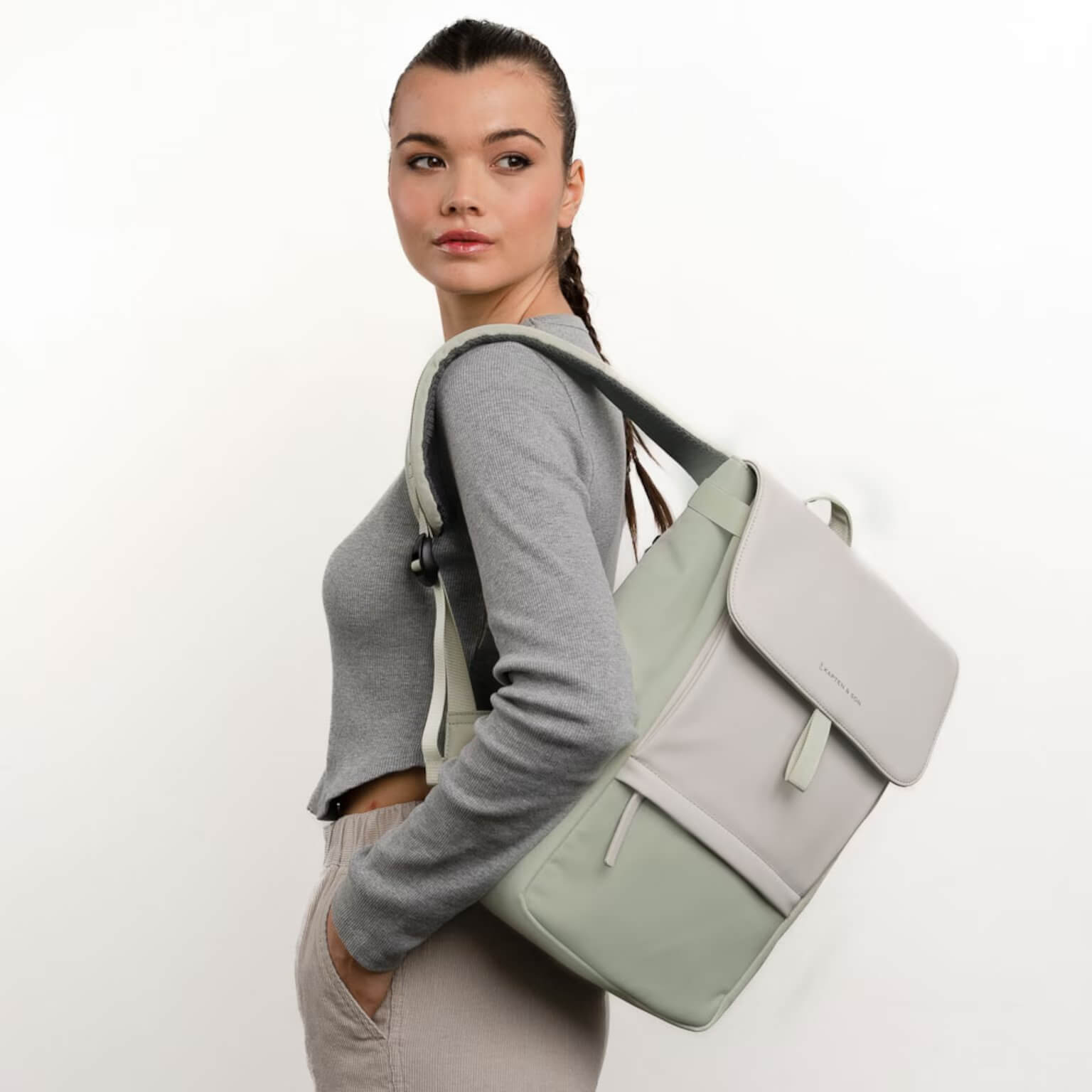 Sac à dos Kapten & Son Fyn Muted Mint Sprinkled - PRECIOVS