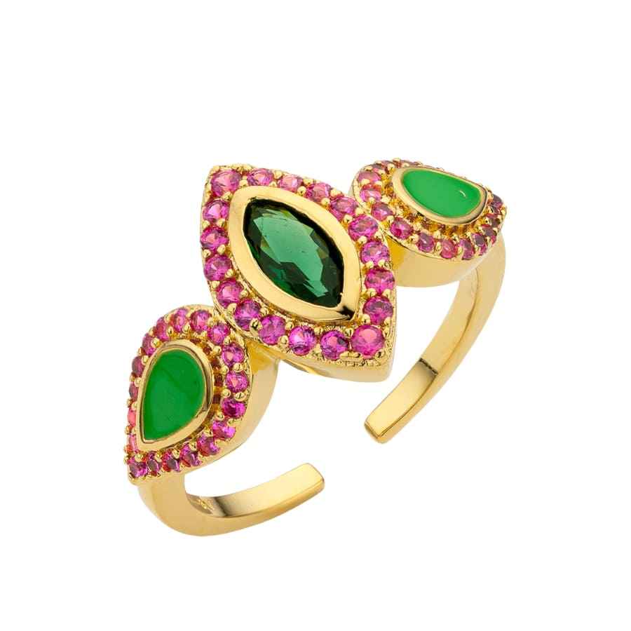 Bague MYA BAY Green Lovely Mademoiselle BA-348.G
