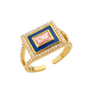 Bague MYA BAY Navy El Paso BA-356.G