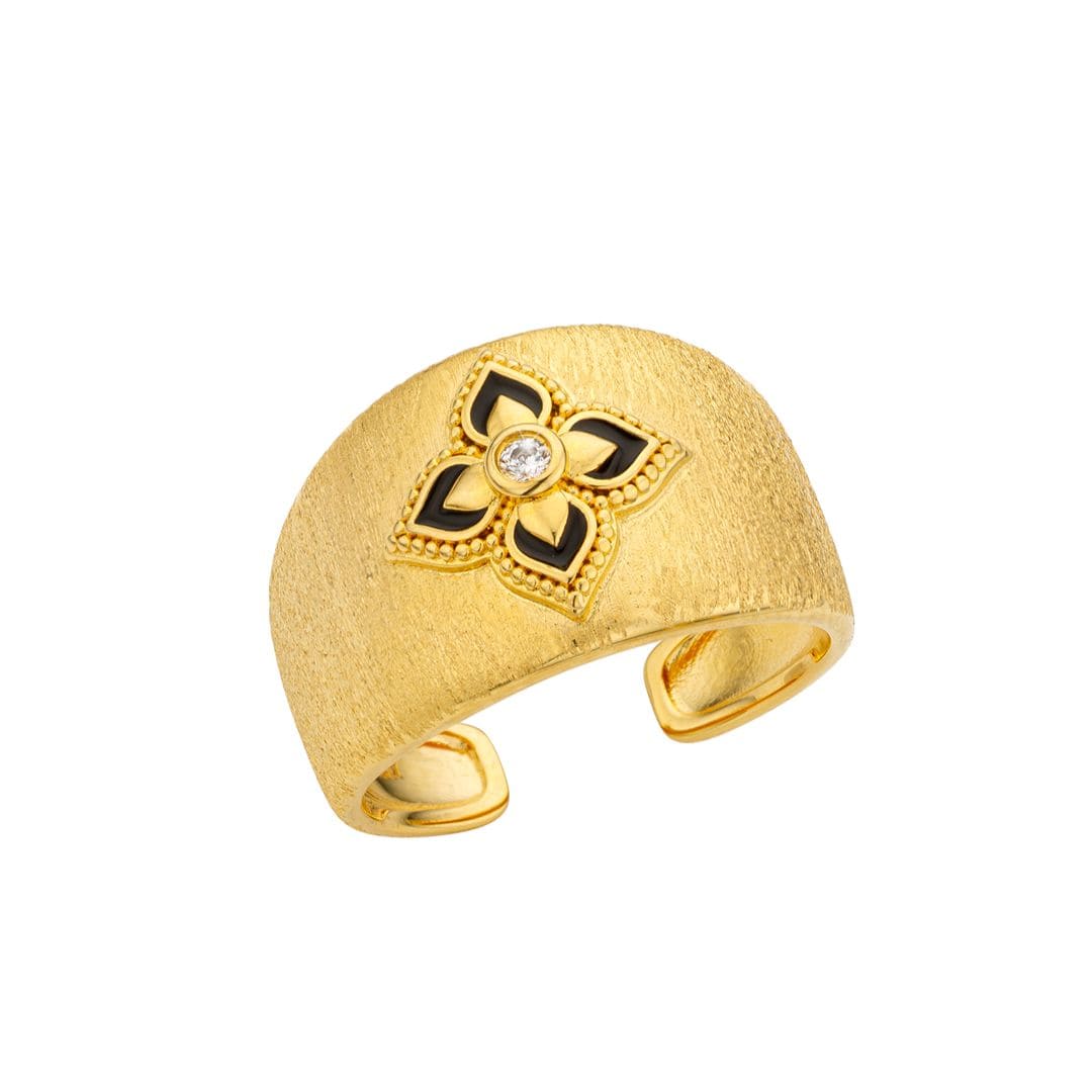 Bague MYA BAY BLACK LOTUS CUFF BA-407.G