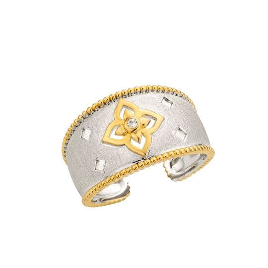 Bague MYA BAY LOTUS CUFF S/G BA-409.S - PRECIOVS