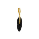 Boucle d'oreilles MYA BAY Black Plume BO-317.1.G