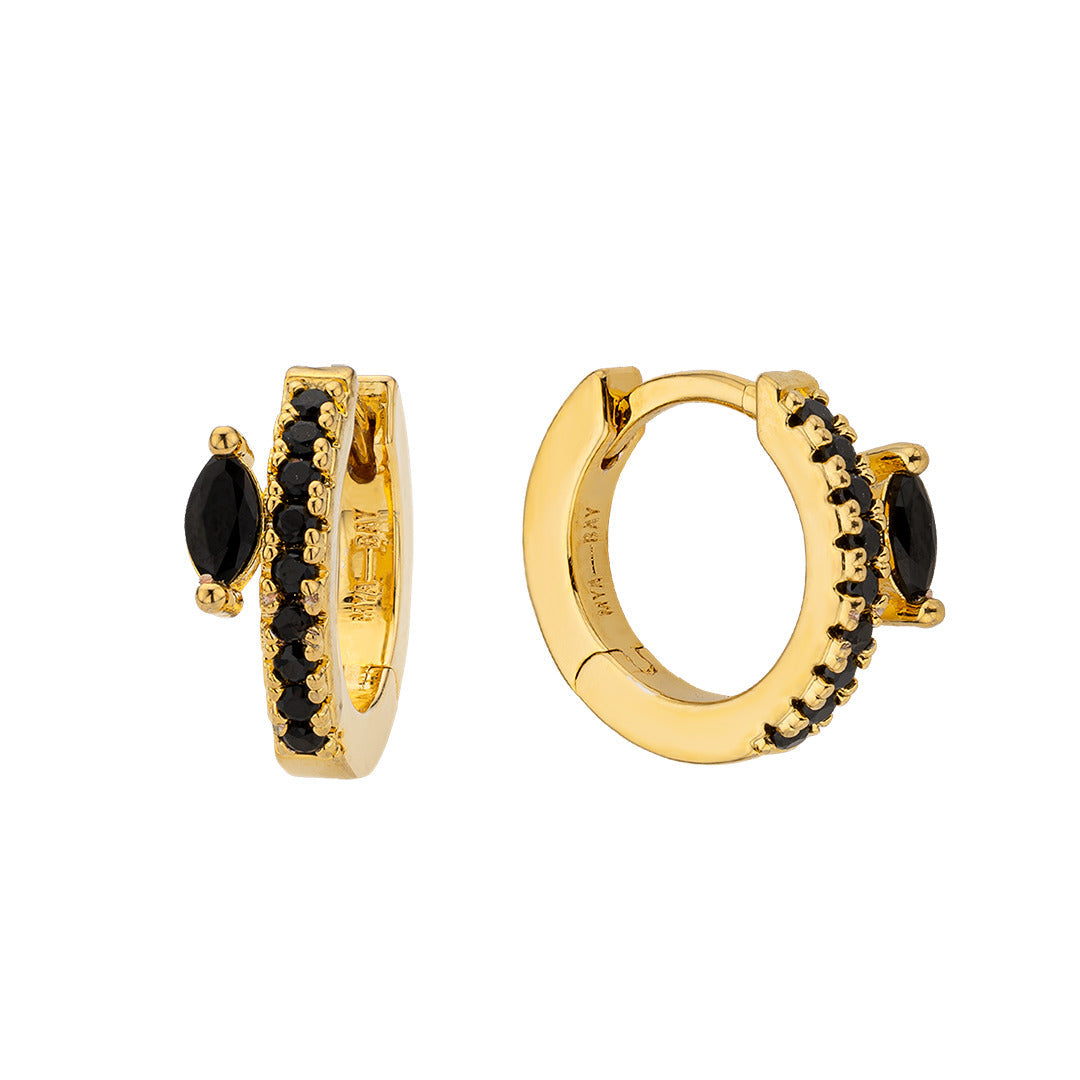 Boucles d'oreilles MYA BAY Black Precious Delhi BO-331.G