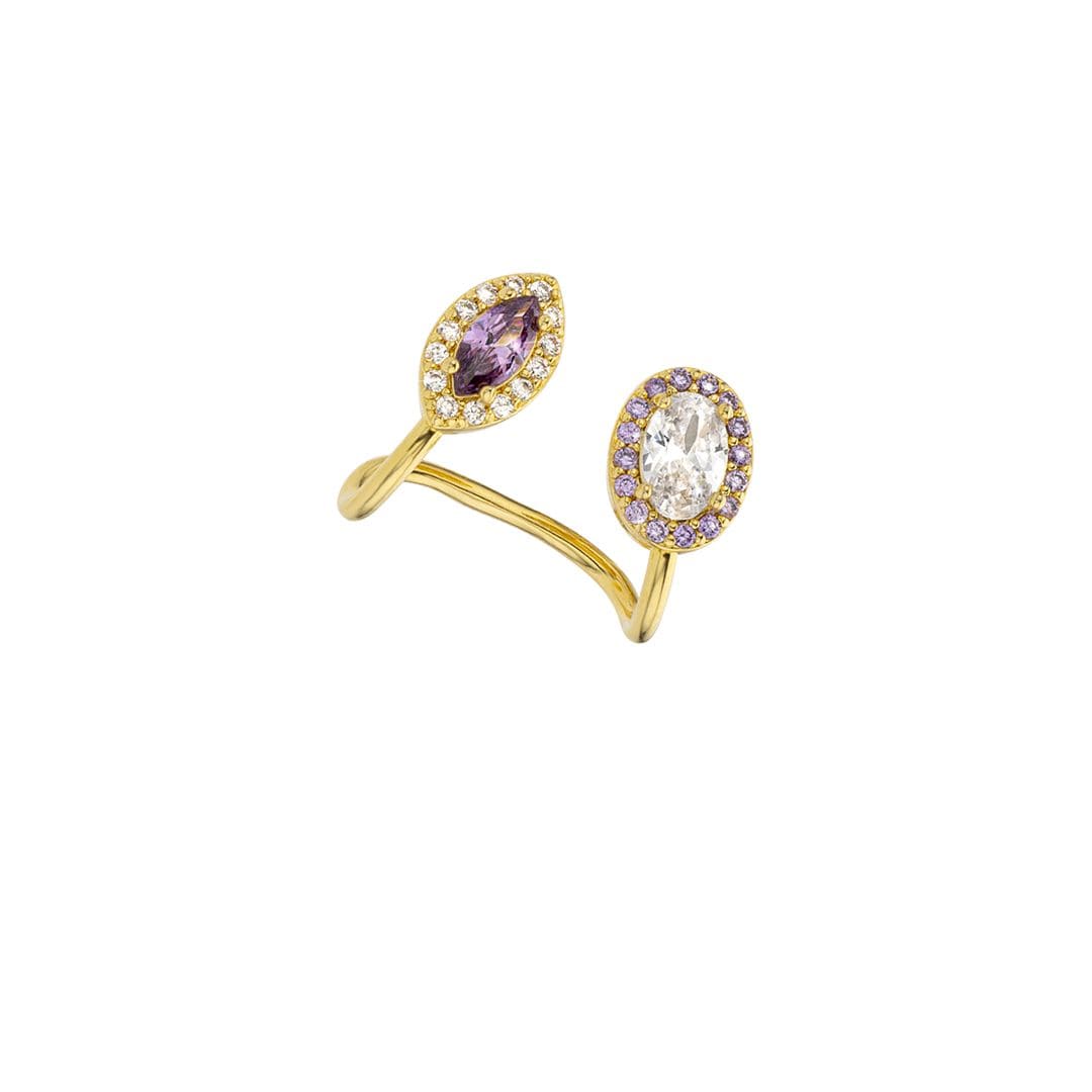 Boucles d'oreilles MYA BAY PURPLE YAMATO BO-384.1.G - PRECIOVS