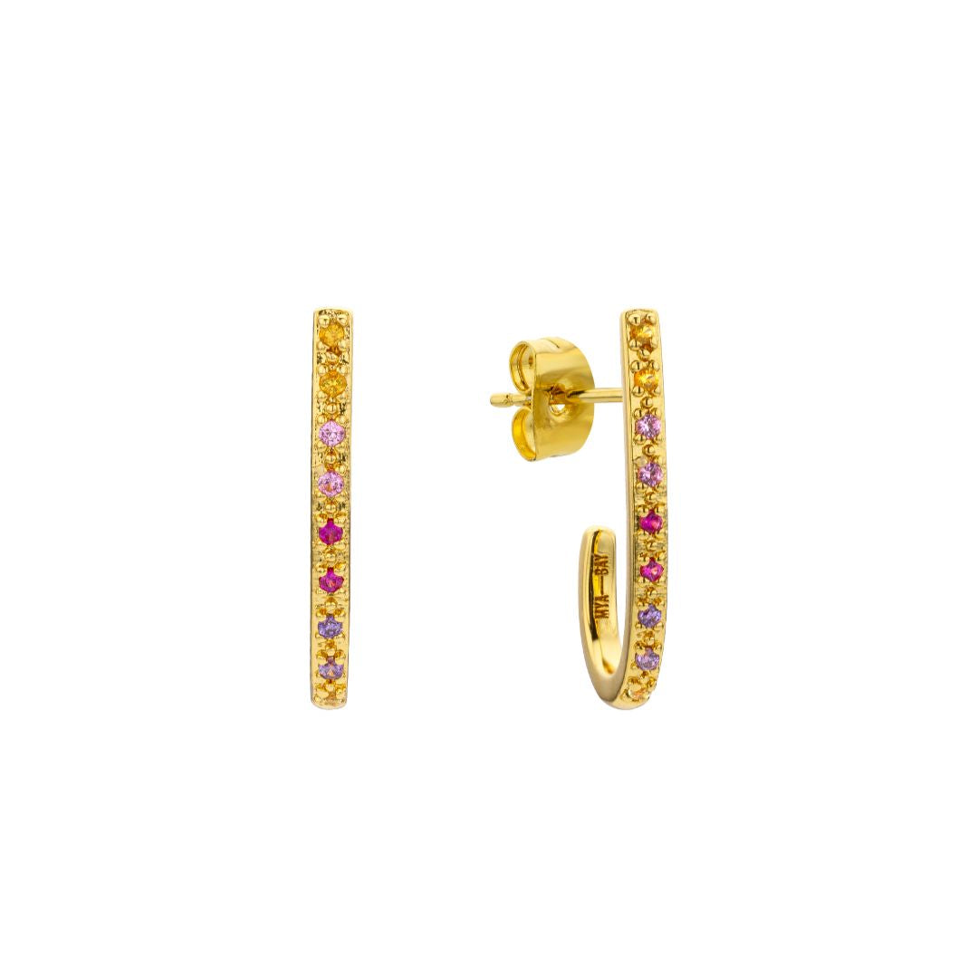 Boucles d'oreilles MYA BAY Rainbow Long Delhi BO-408.G - PRECIOVS