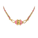 Collier MYA BAY Big Talisman Pink Fuchsia CO-273.G