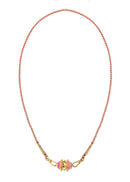 Collier MYA BAY Big Talisman Pink Fuchsia CO-273.G