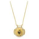 Collier MYA BAY Labradorite Heart Boho CO-289.G