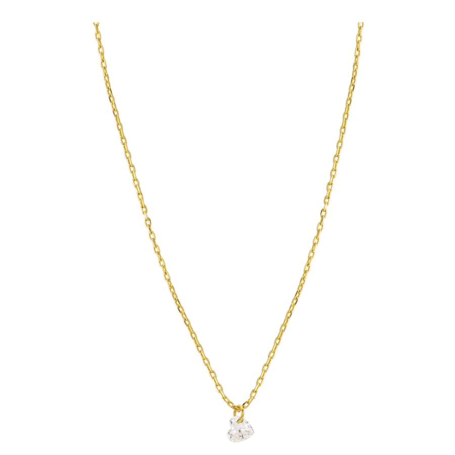 Collier MYA BAY White Crystal Heart CO-293.G