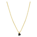 Collier MYA BAY Black Crystal Heart CO-294.G