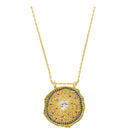 Collier MYA BAY White Heart Medaille CO-298.G