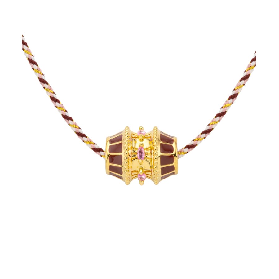 Collier MYA BAY Burgundy Talisman CO-320.G