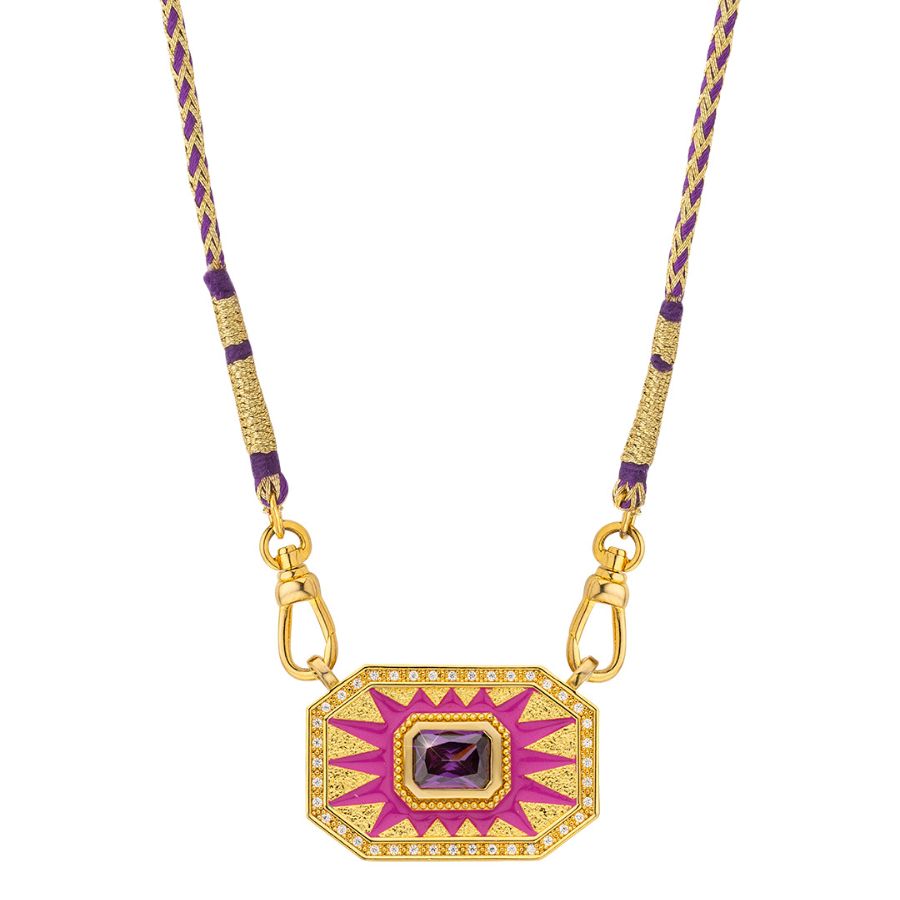 Collier MYA BAY Fuchsia Yucatan CO-336.G