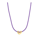 Collier MYA BAY Purple Corazon CO-371.G