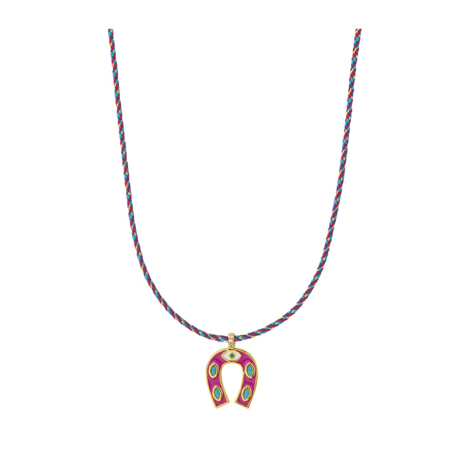 Collier MYA BAY Fuchsia Mini Horseshoe CO-373.G