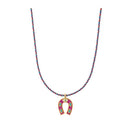 Collier MYA BAY Fuchsia Mini Horseshoe CO-373.G