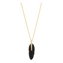 Collier MYA BAY Black Plume CO-382.G