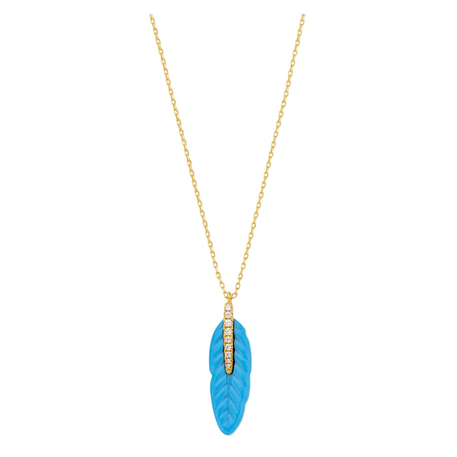 Collier MYA BAY Turquoise Plume CO-383.G
