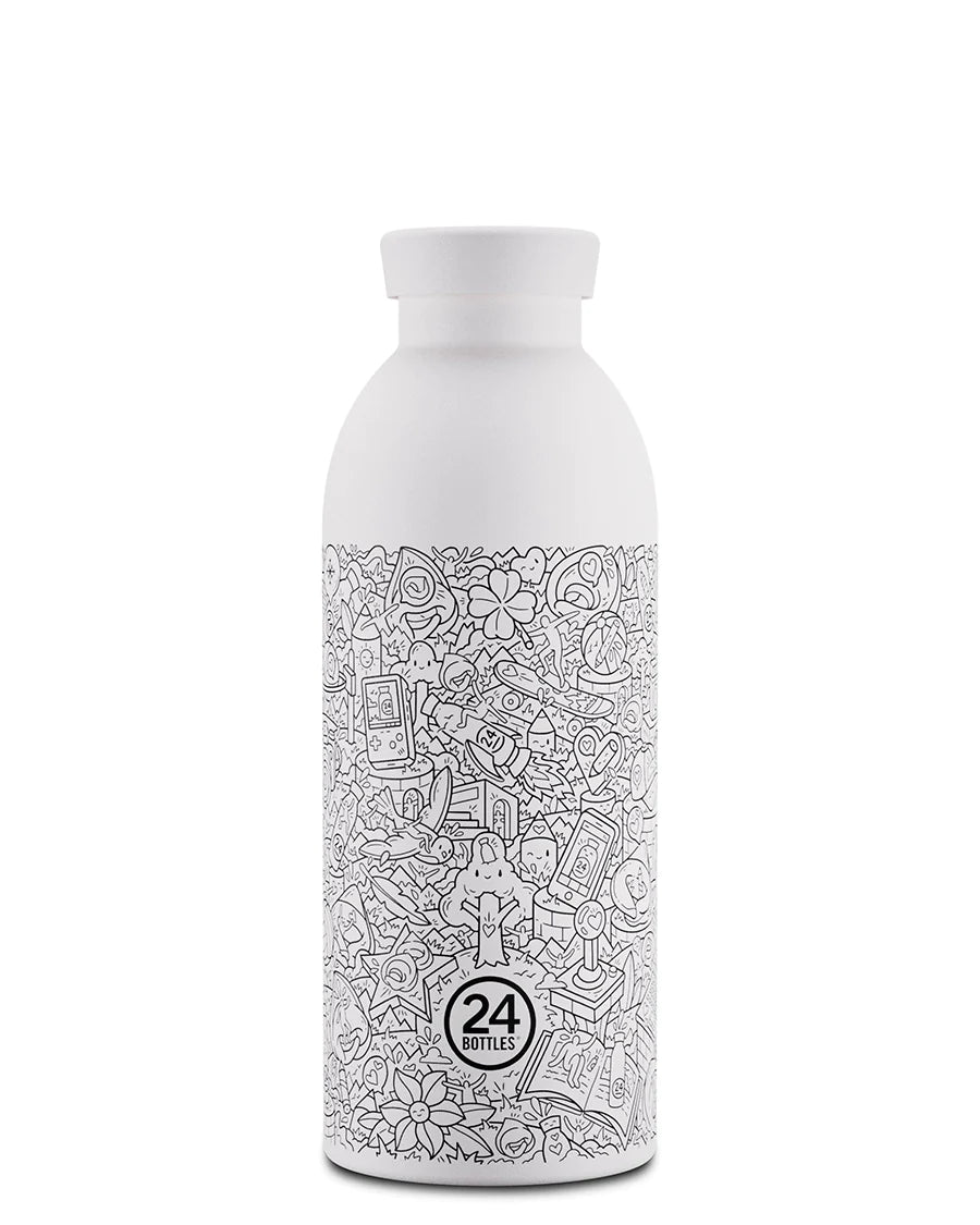 Bouteille réutilisable FRA! x 24Bottles Clima Bottle White 500ml - PRECIOVS