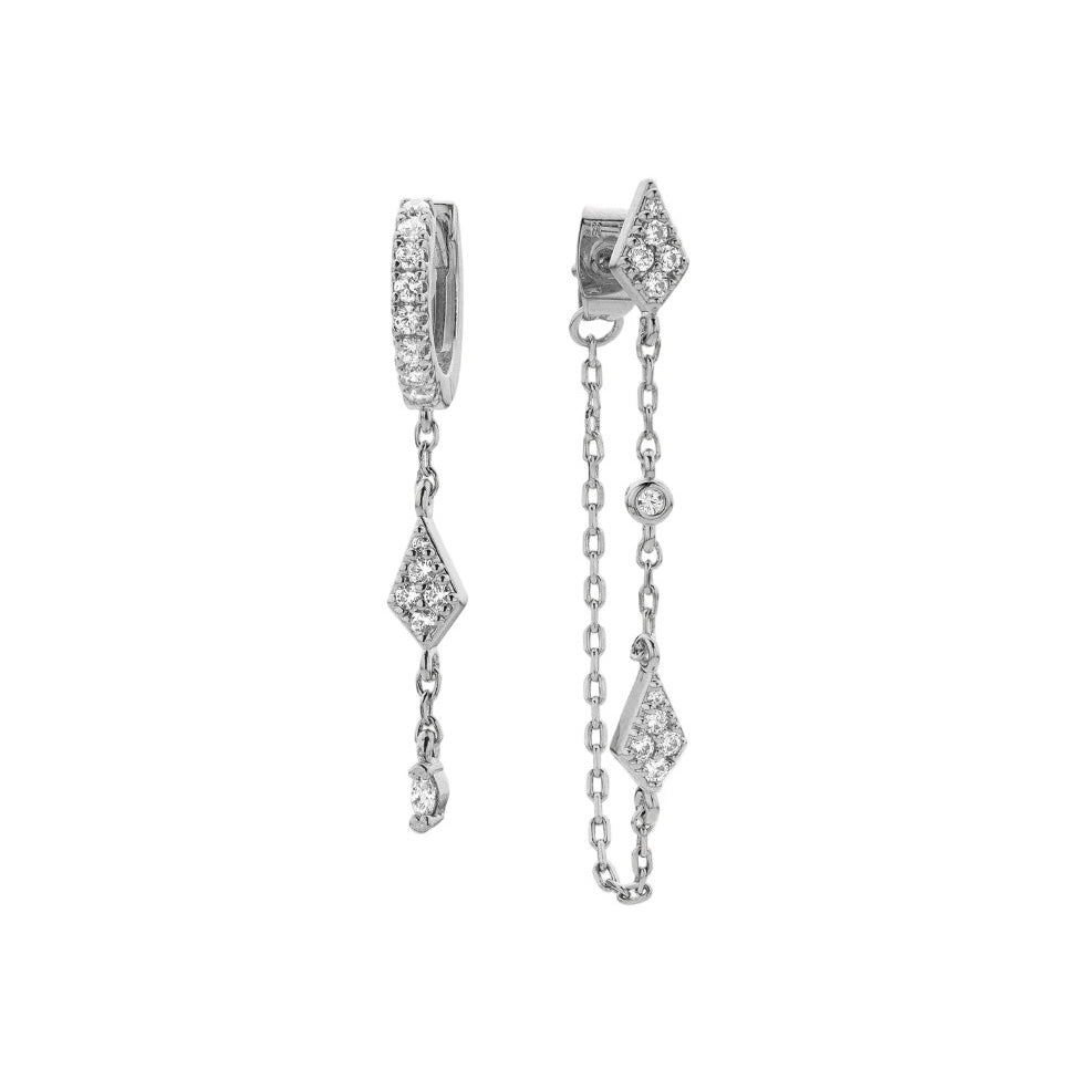 Boucles d'oreilles MYA BAY Losange Twin BO-338.S