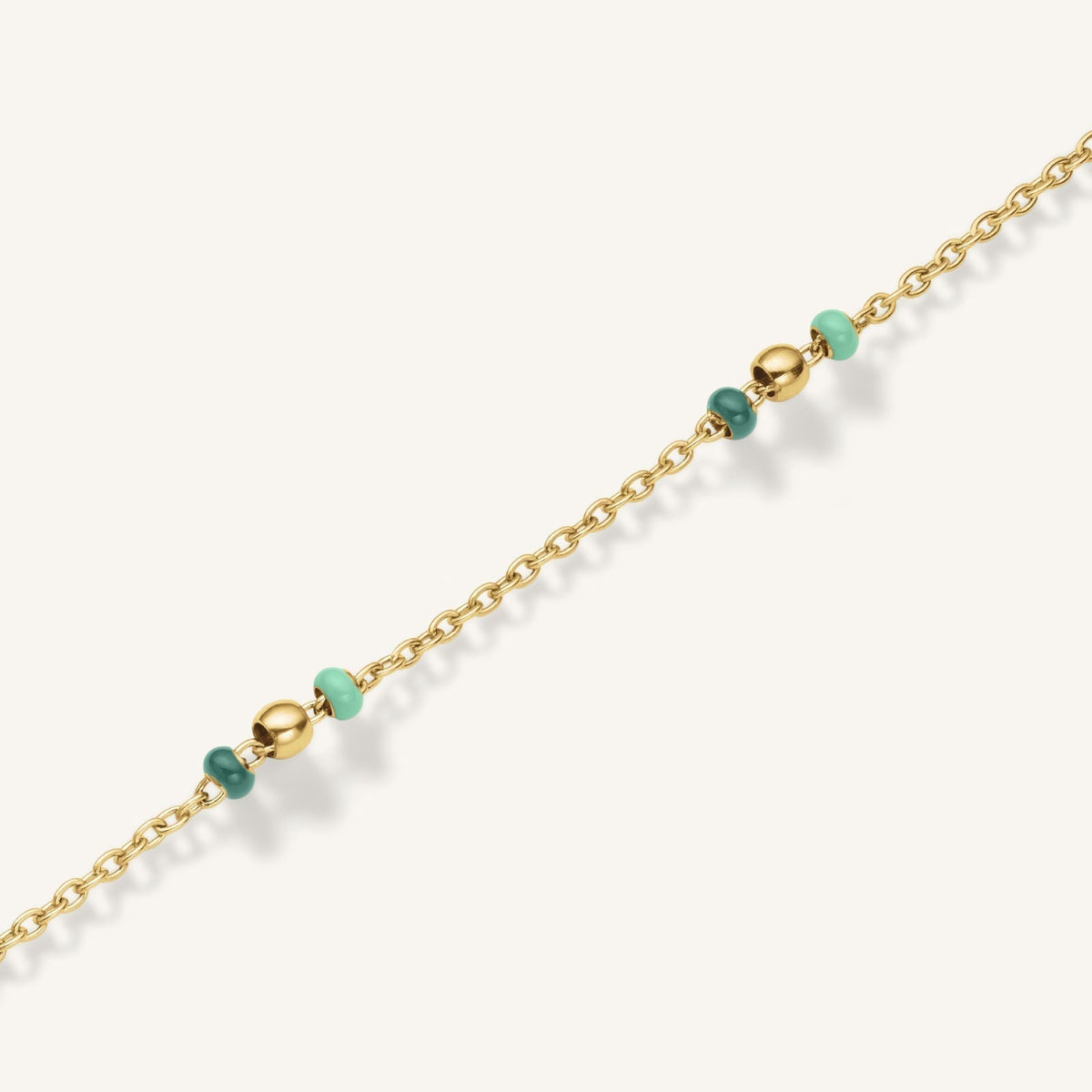 Bracelet Rosefield Perles Émeraude J720