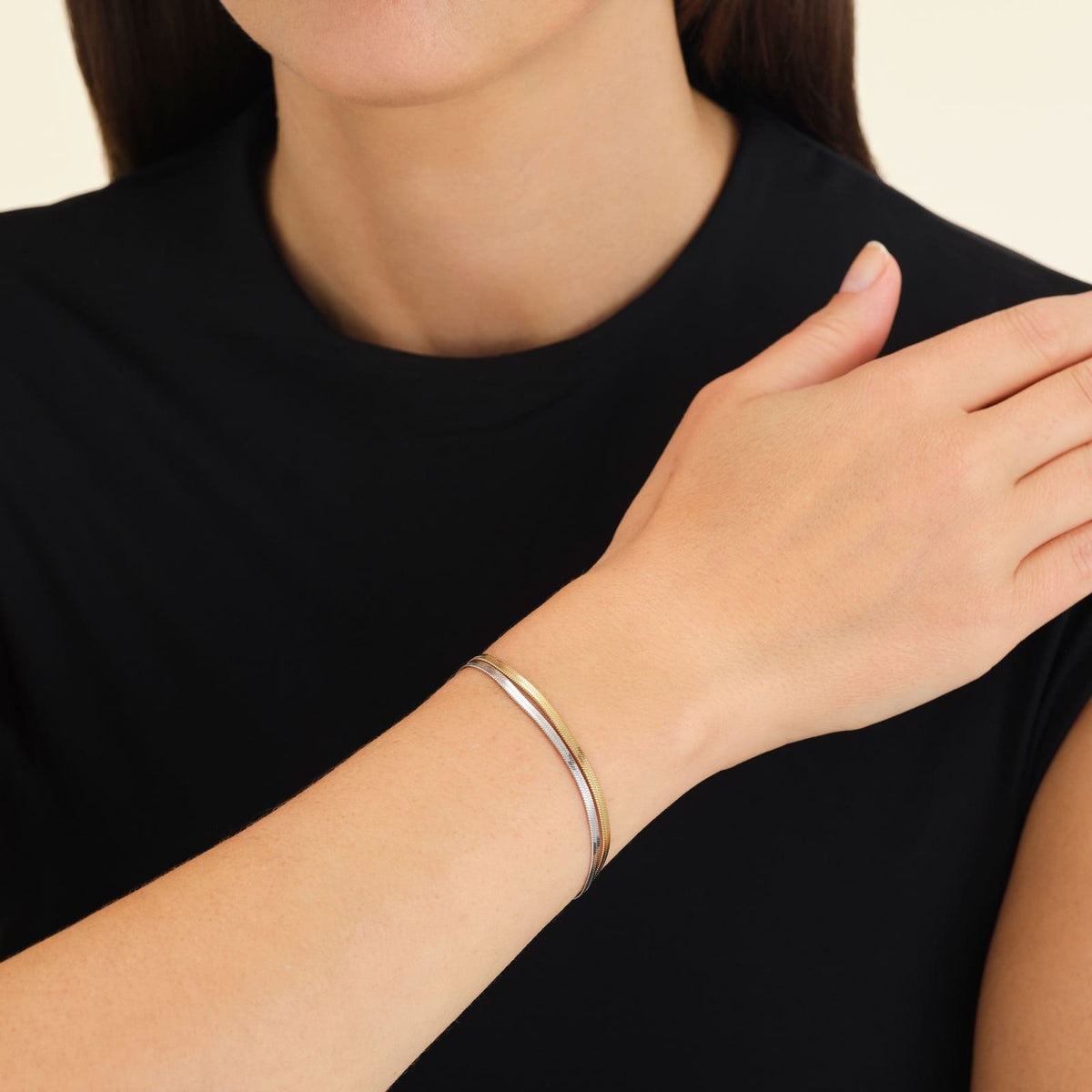 Bracelet Rosefield Double Serpent J677