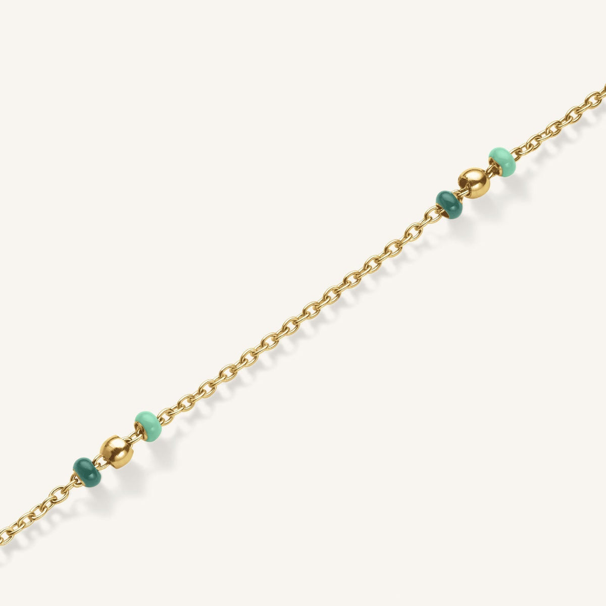 Collier Rosefield Perles Émeraude J719