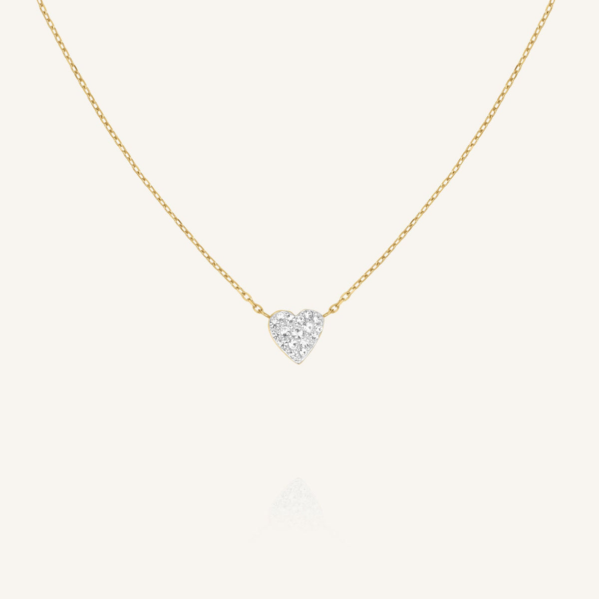 Collier Rosefield Cœur Pavé J1273