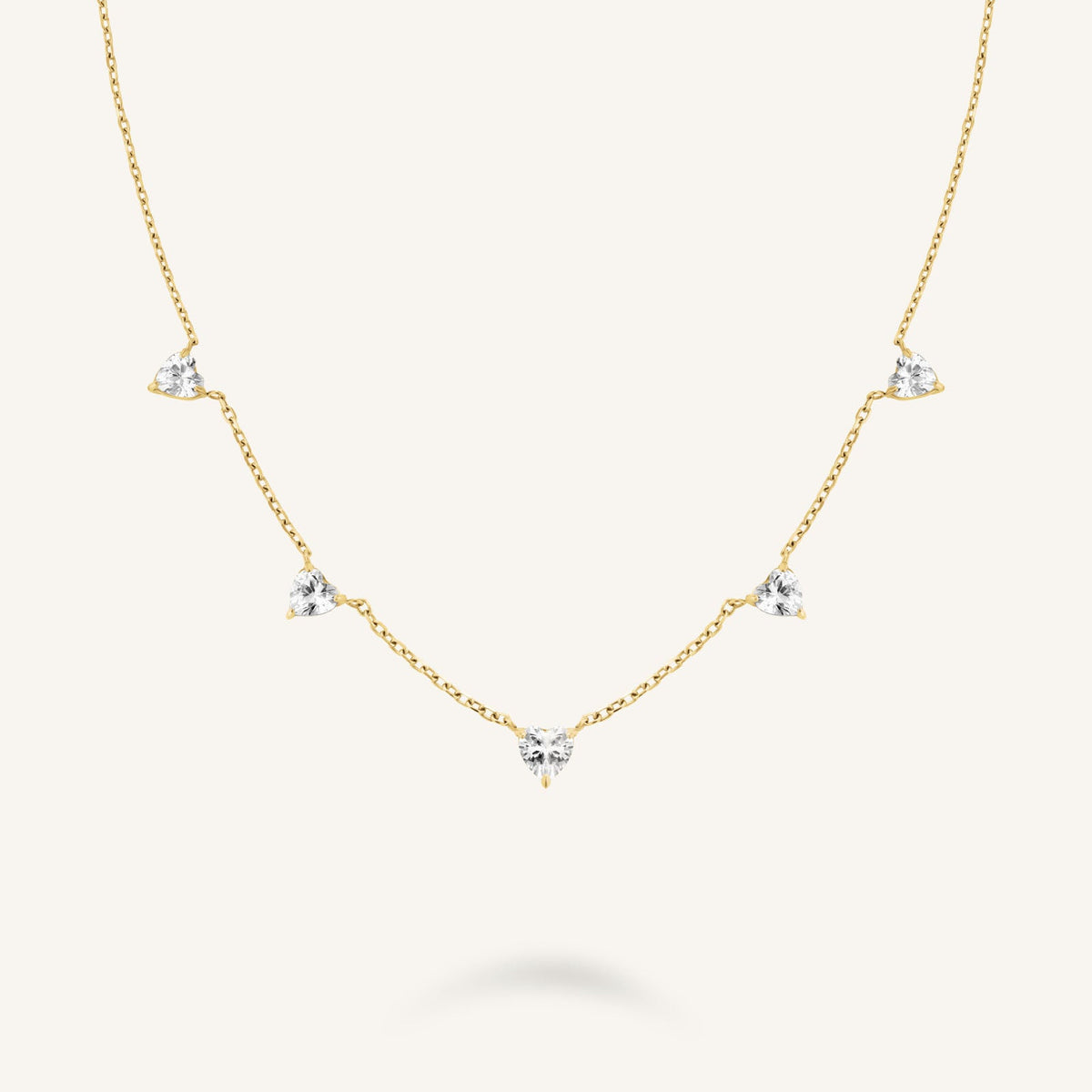Collier Rosefield Cœurs J1005