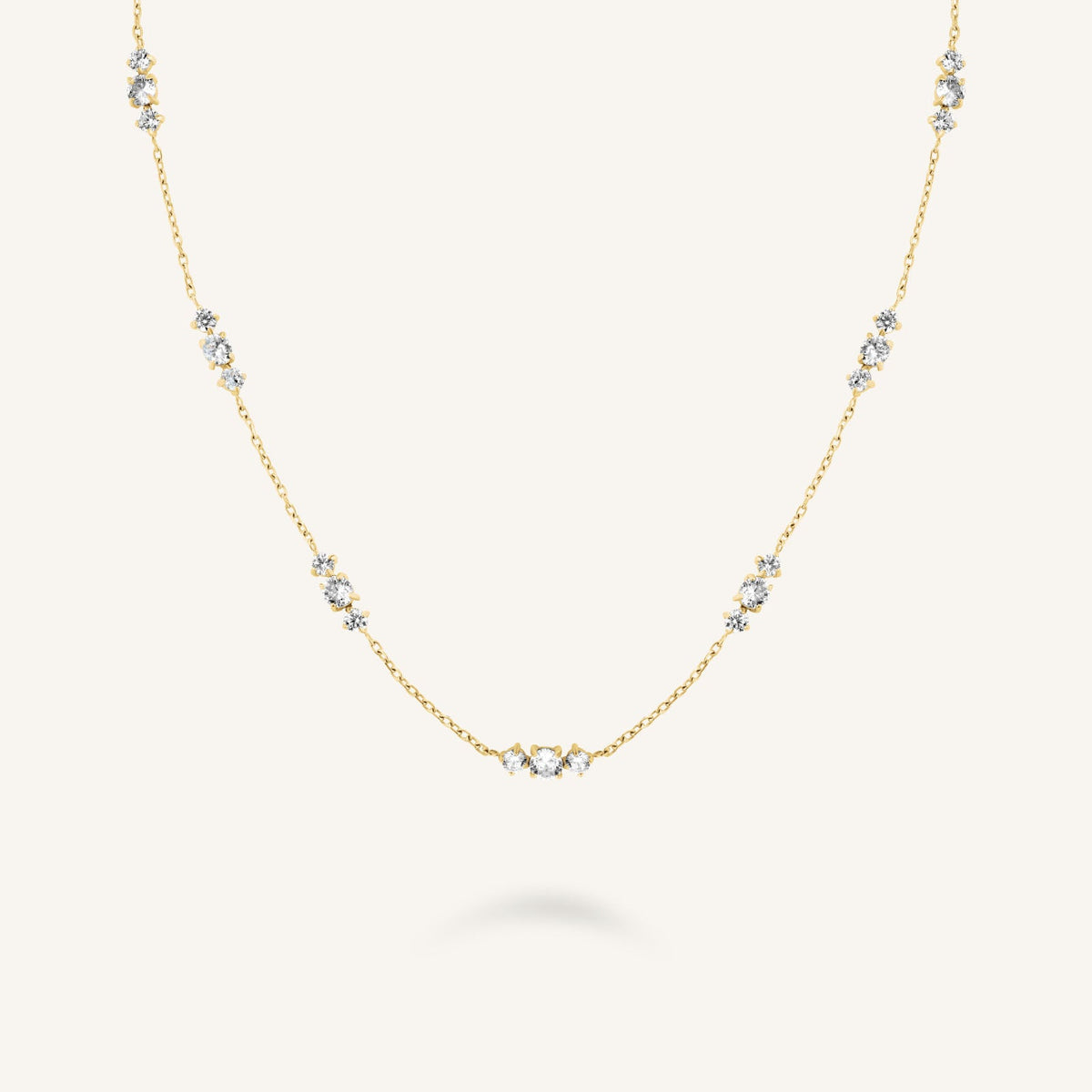 Collier Rosefield Trio de Pierres J1015
