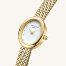 Montre Rosefield Mini Oval Or M02