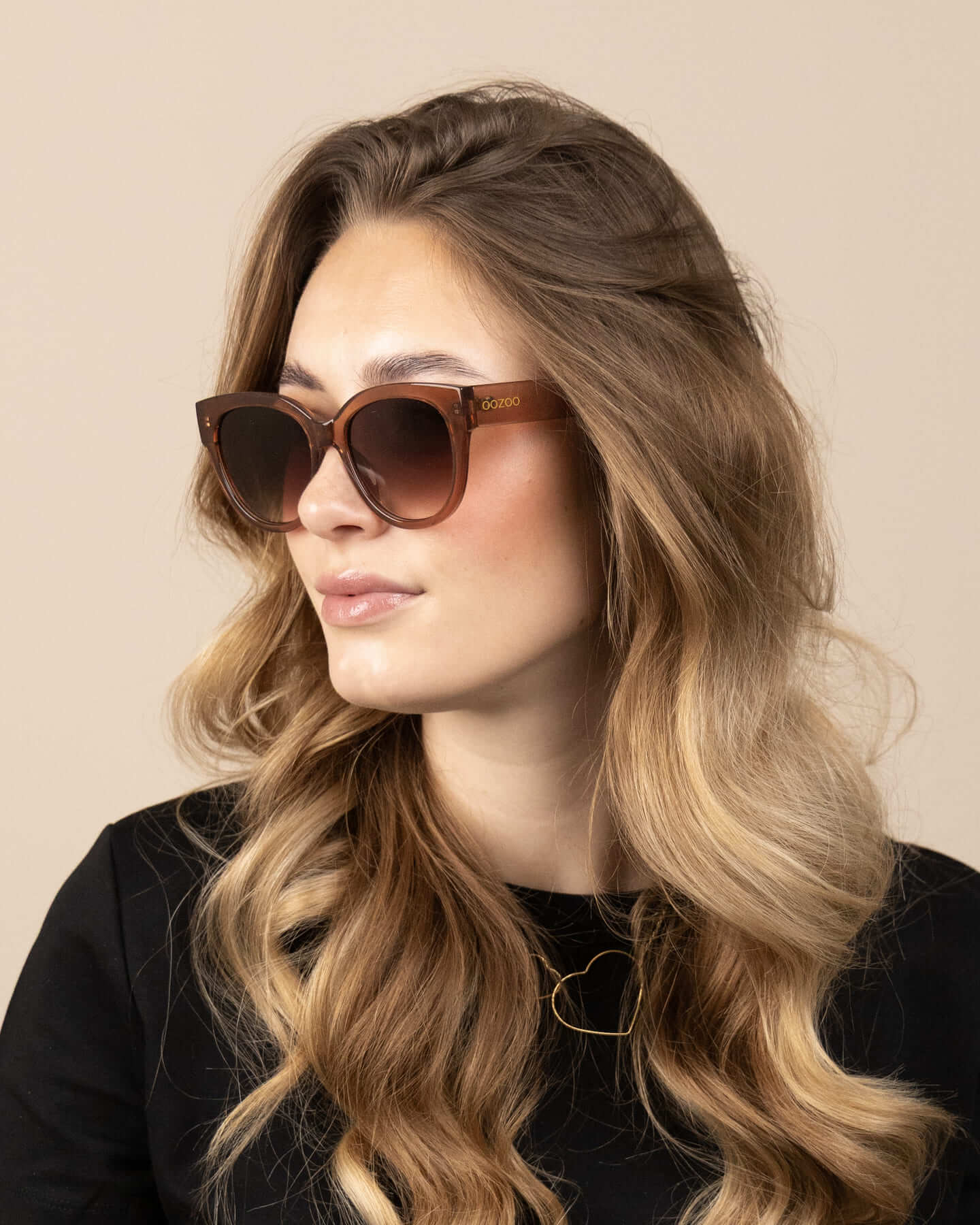 Lunettes de Soleil Oozoo Rose UV400 SG005-PK - PRECIOVS