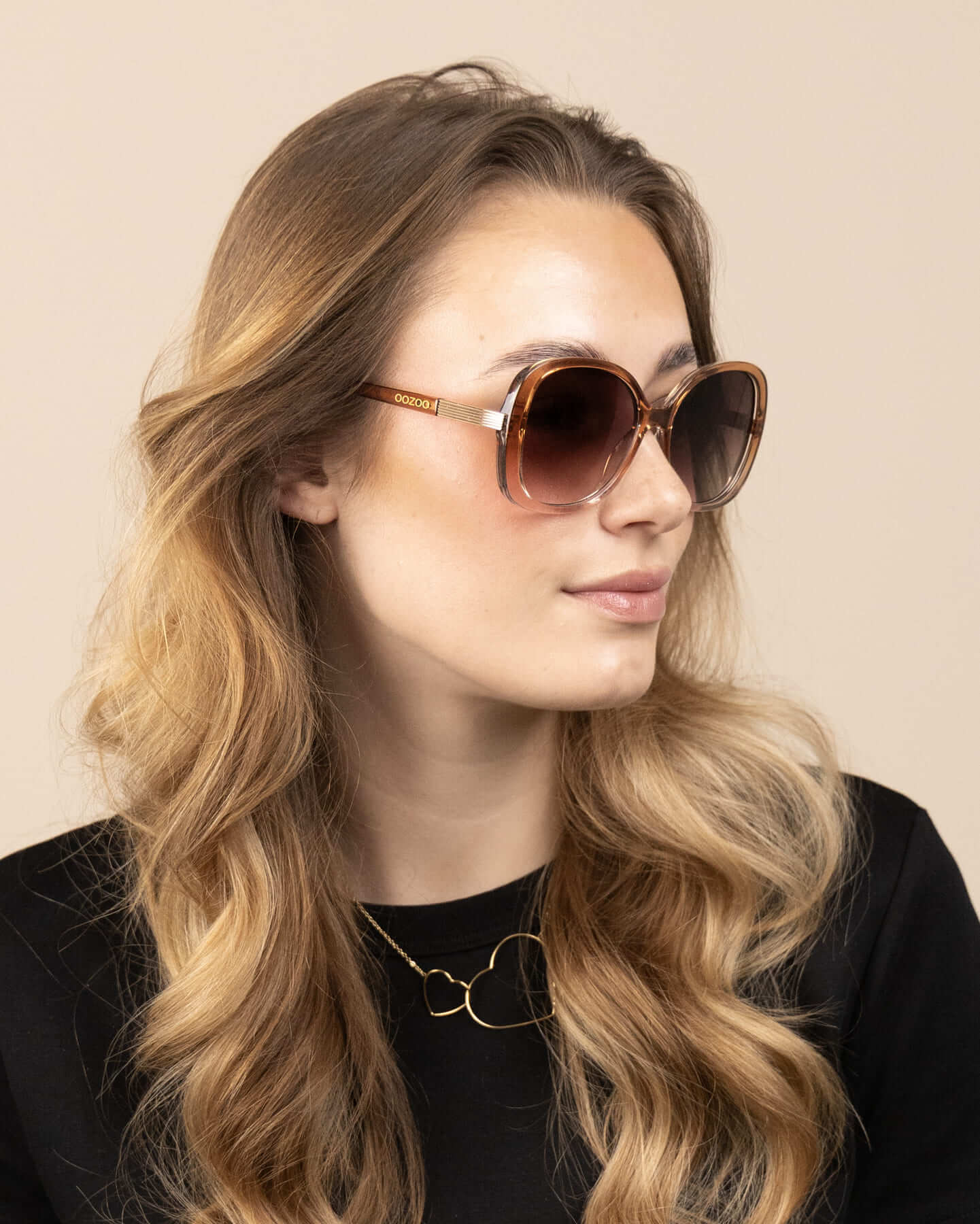 Lunettes de Soleil Oozoo Rose UV400 SG008-PK - PRECIOVS