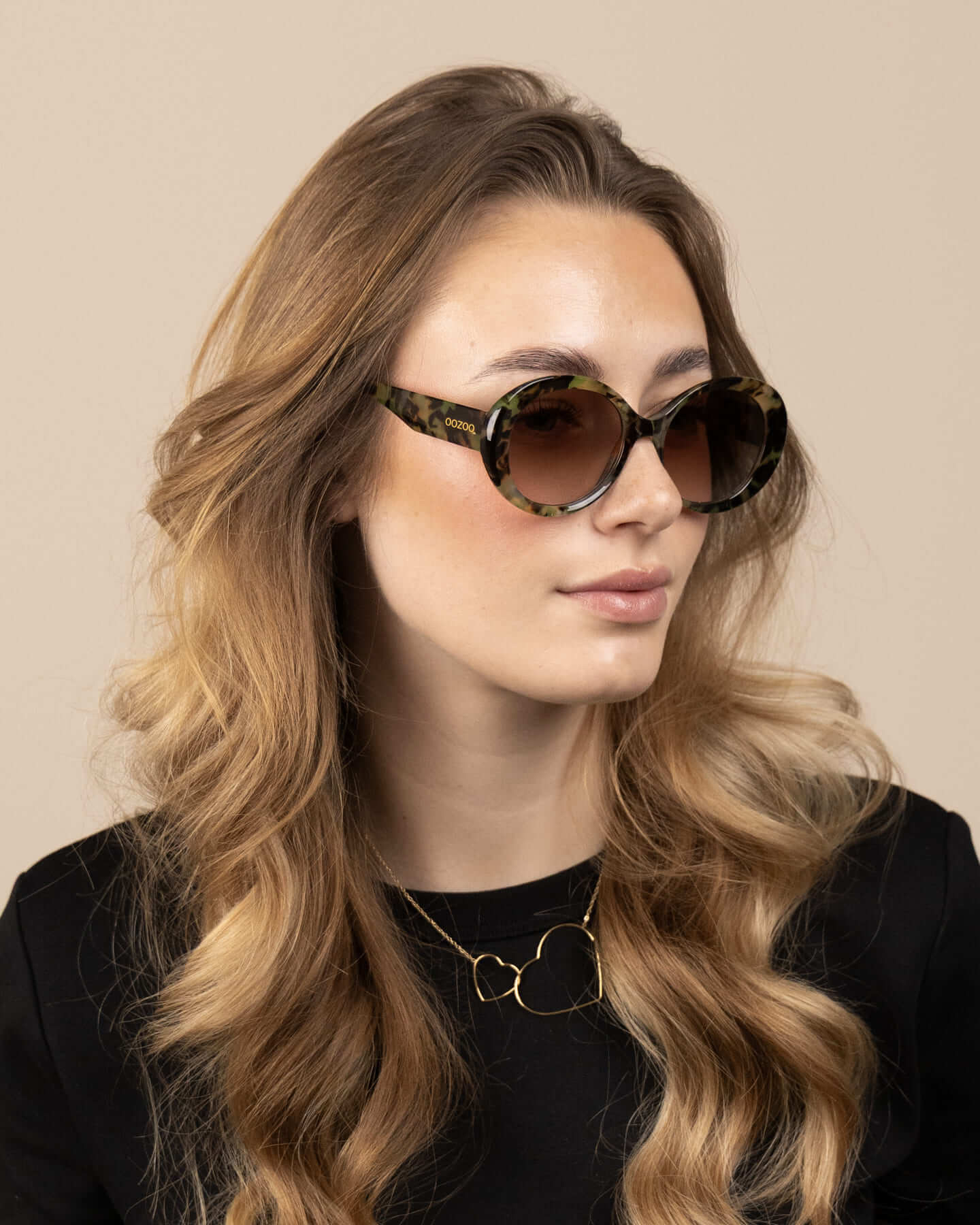 Lunettes de Soleil Oozoo Vert Tortoise UV400 SG010-TG - PRECIOVS