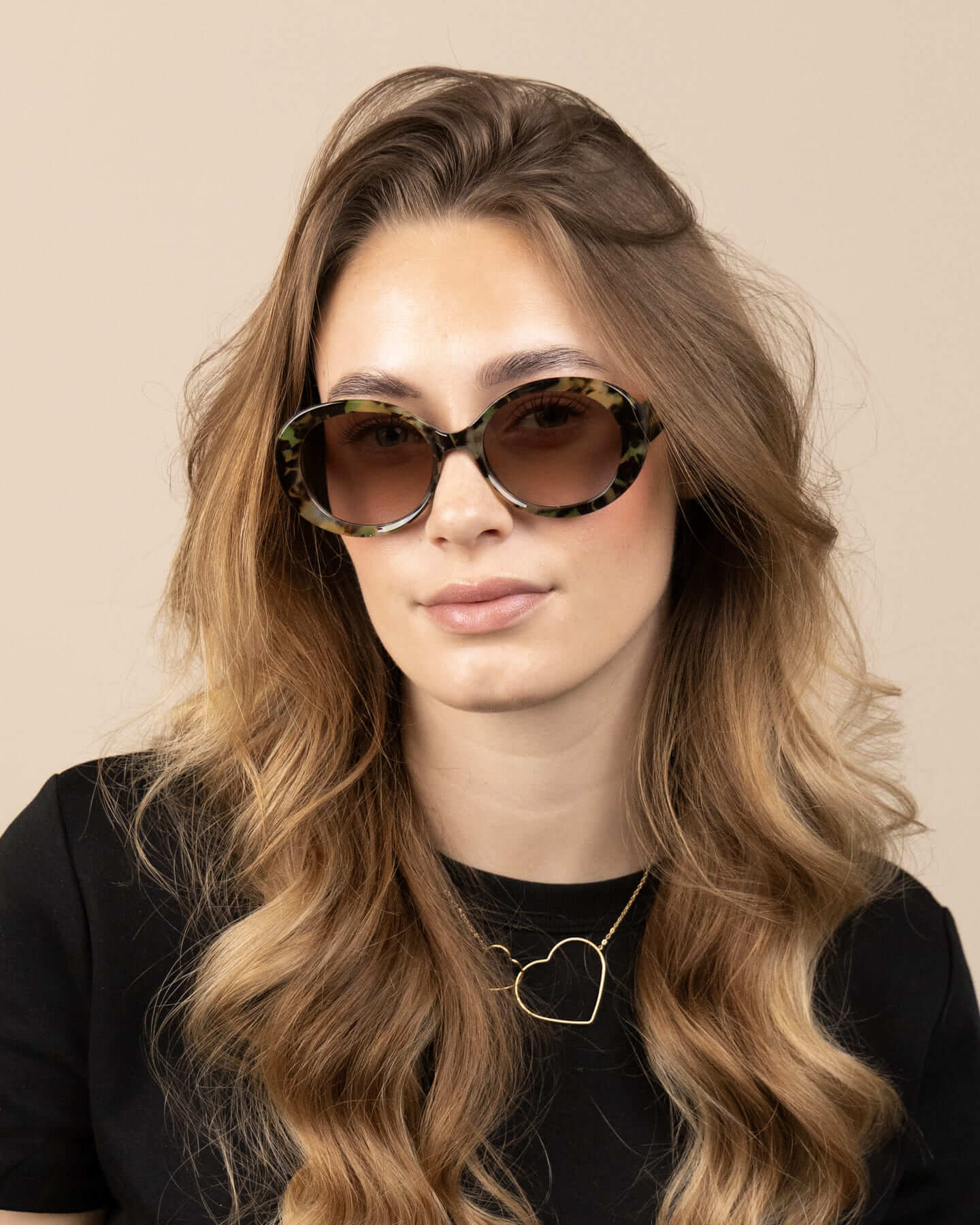 Lunettes de Soleil Oozoo Vert Tortoise UV400 SG010-TG - PRECIOVS