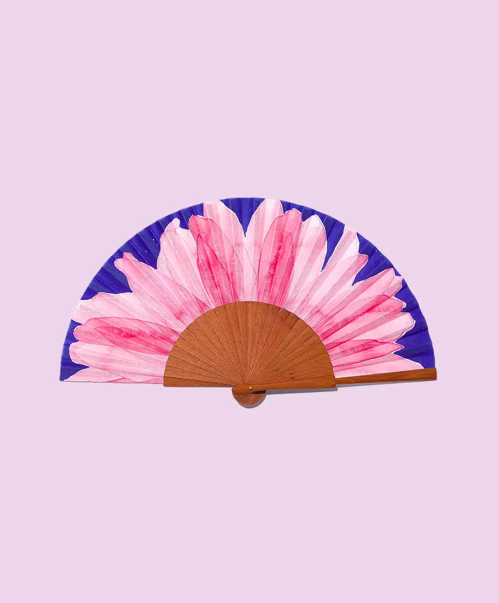 Éventail artisanal A Fan Of Pink Power - PRECIOVS