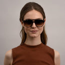 Lunettes de Soleil Kapten & Son Zurich Oversize Crystal Tortoise Brown - PRECIOVS