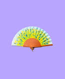 Éventail artisanal mini A Fan Of Magic Mimosa