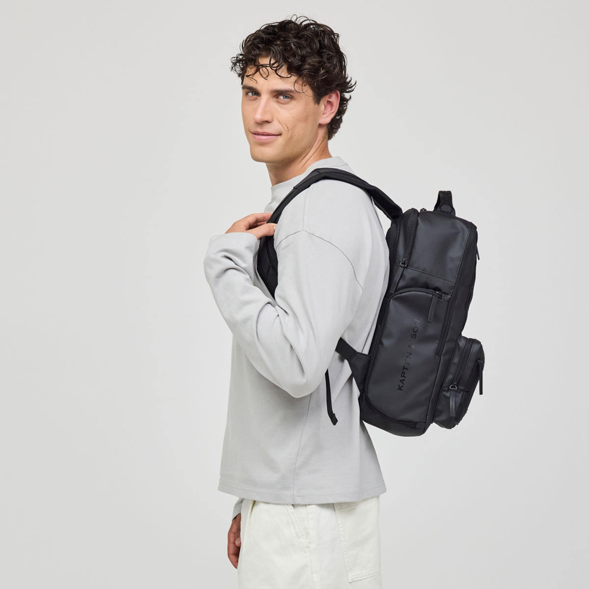 Sac à dos Kapten & Son Bergen Ultra All Black - visuel 2