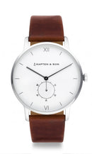 Montre Kapten & Son Heritage Silver Brown Leather - PRECIOVS